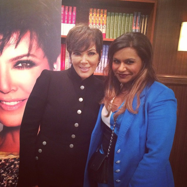 Kris Jenner, Mindy Kaling, Instagram